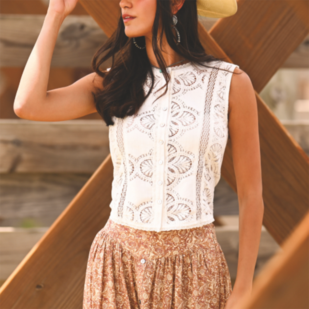 Panhandle Women's Lace Blouse