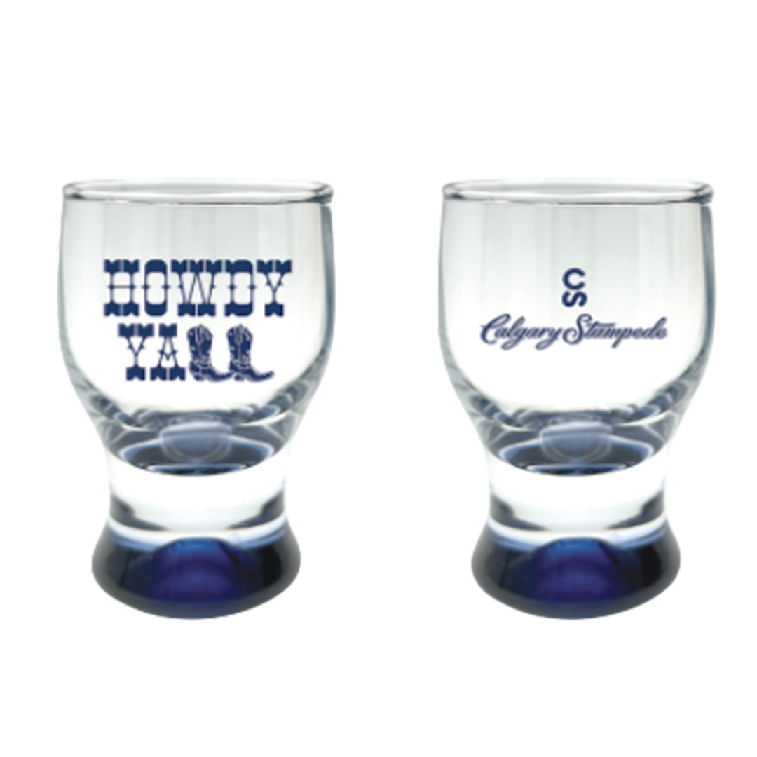 Calgary Stampede Howdy Yall Shooter Glass