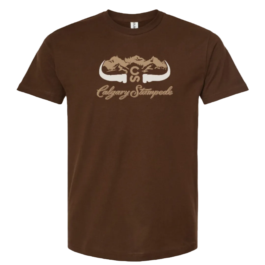 T-shirt unisexe à manches courtes rondes Calgary Stampede