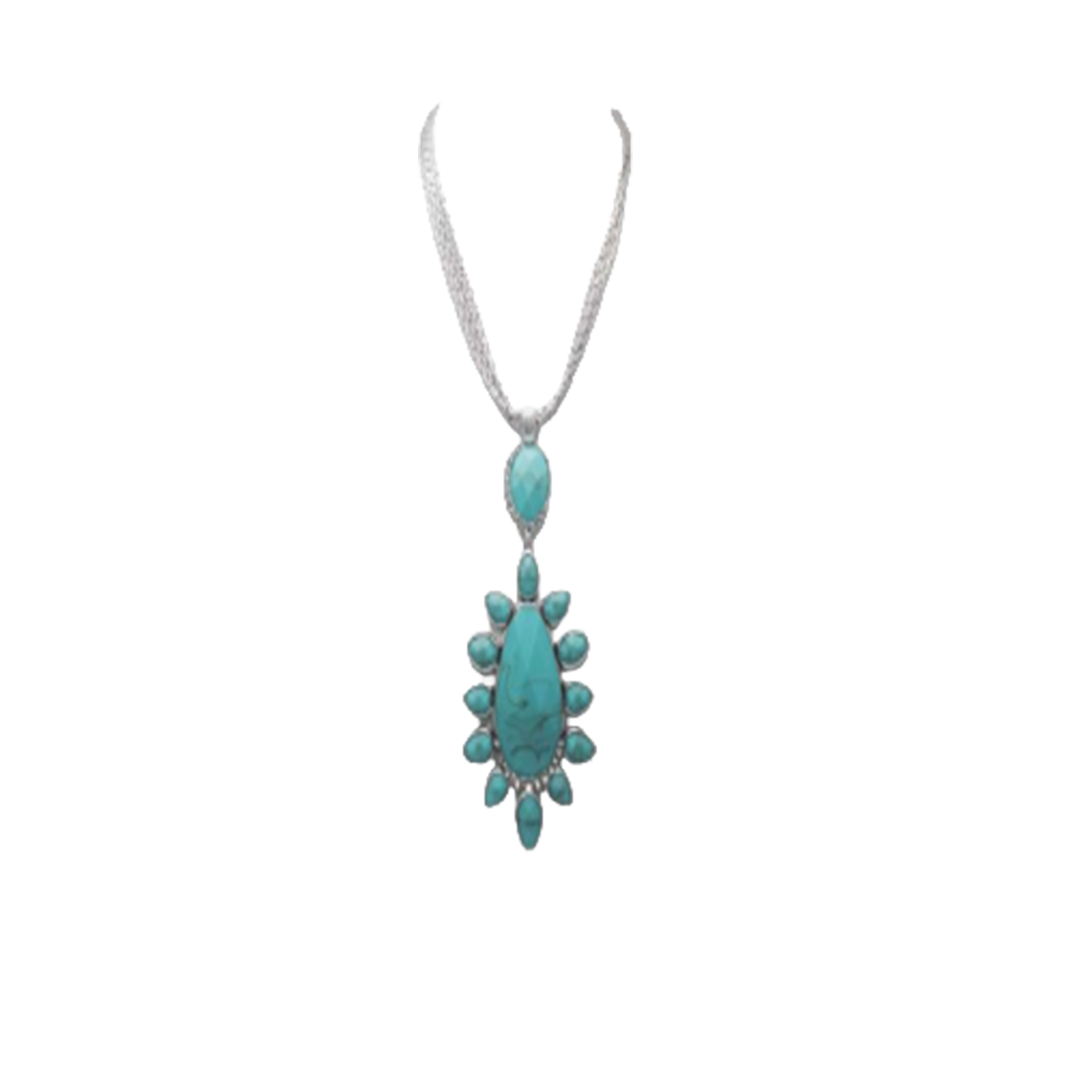 Lainey Wilson Chain Stone Pendent Necklace