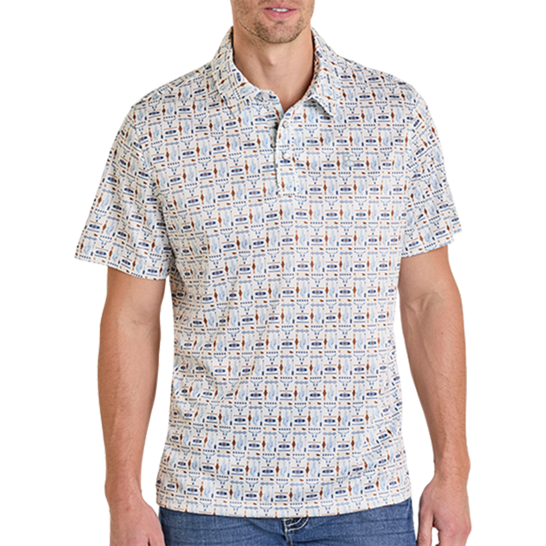 Panhandle Men's Print Performance Polo