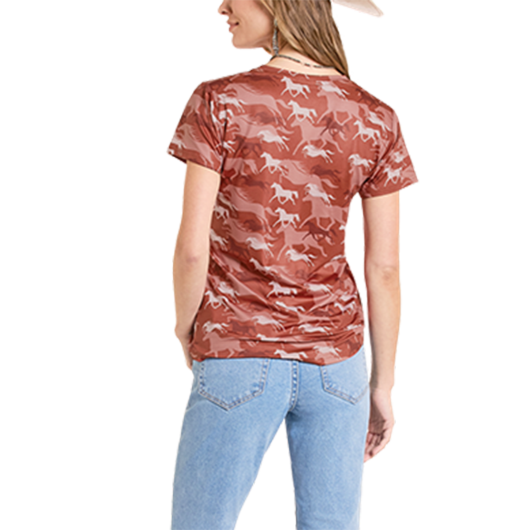 T-shirt graphique Panhandle pour femme