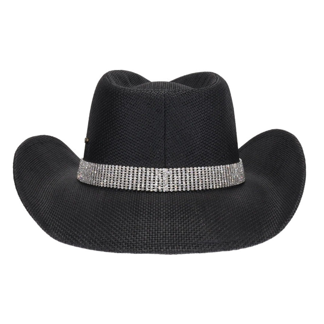 C.C Brand Women's Shelby Rhinestone Cowboy Hat