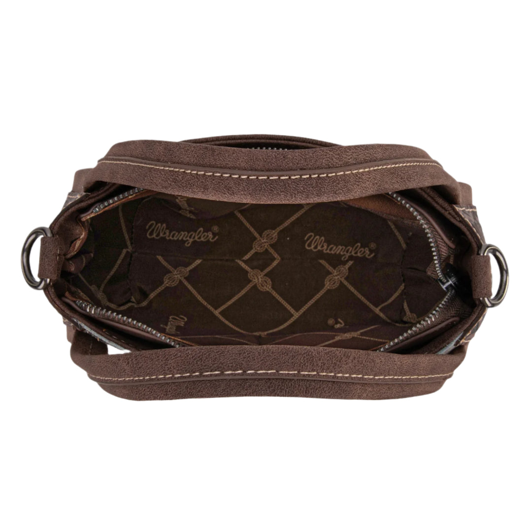 Wrangler Women's Genuine Hair-On Cowhide Tote Crossbody