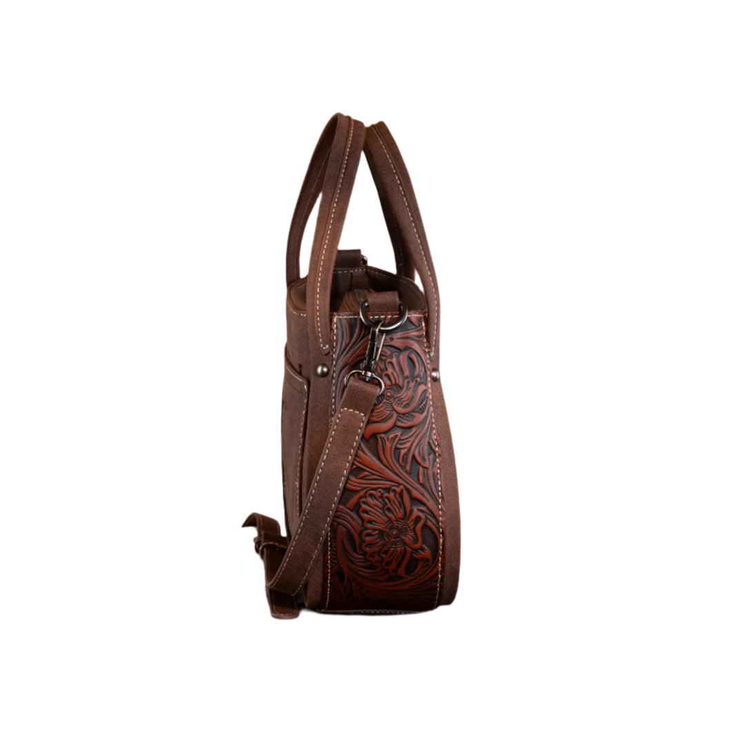 Wrangler Women's Genuine Hair-On Cowhide Tote Crossbody