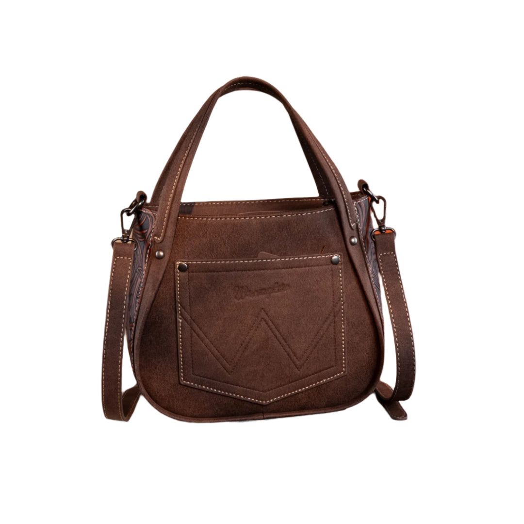 Wrangler Women's Genuine Hair-On Cowhide Tote Crossbody