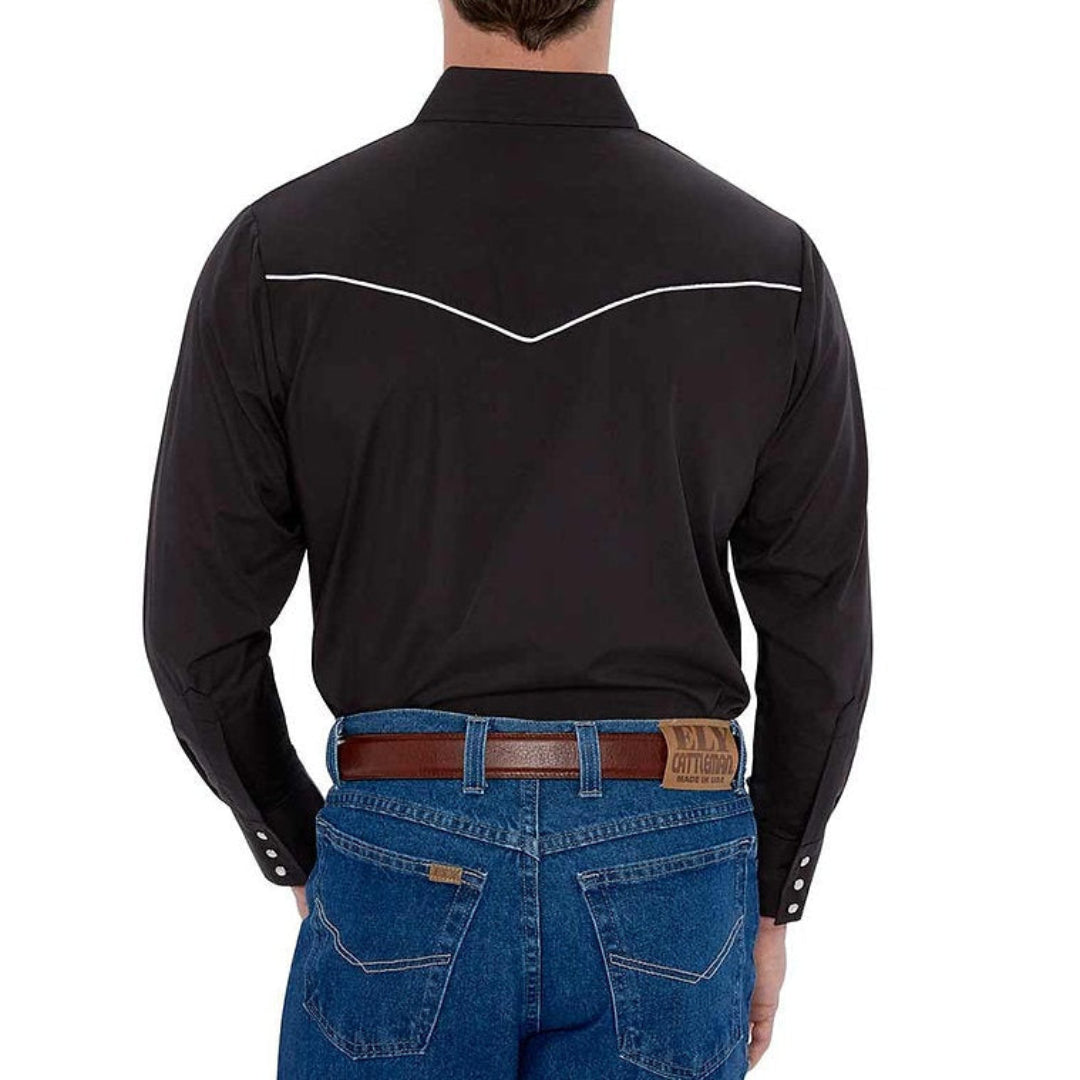 Ely Cattleman Men's Solid Snap Shirt