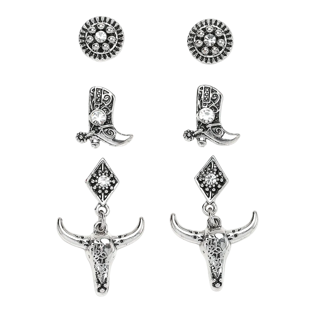 Cowgirl Confetti Women's Wild Spur Earring Set