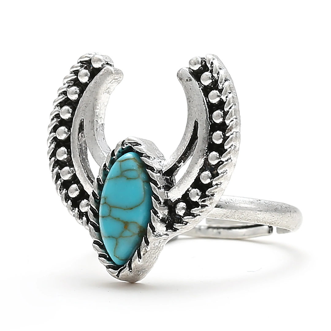 Cowgirl Confetti Women's Watchful Crescent Ring