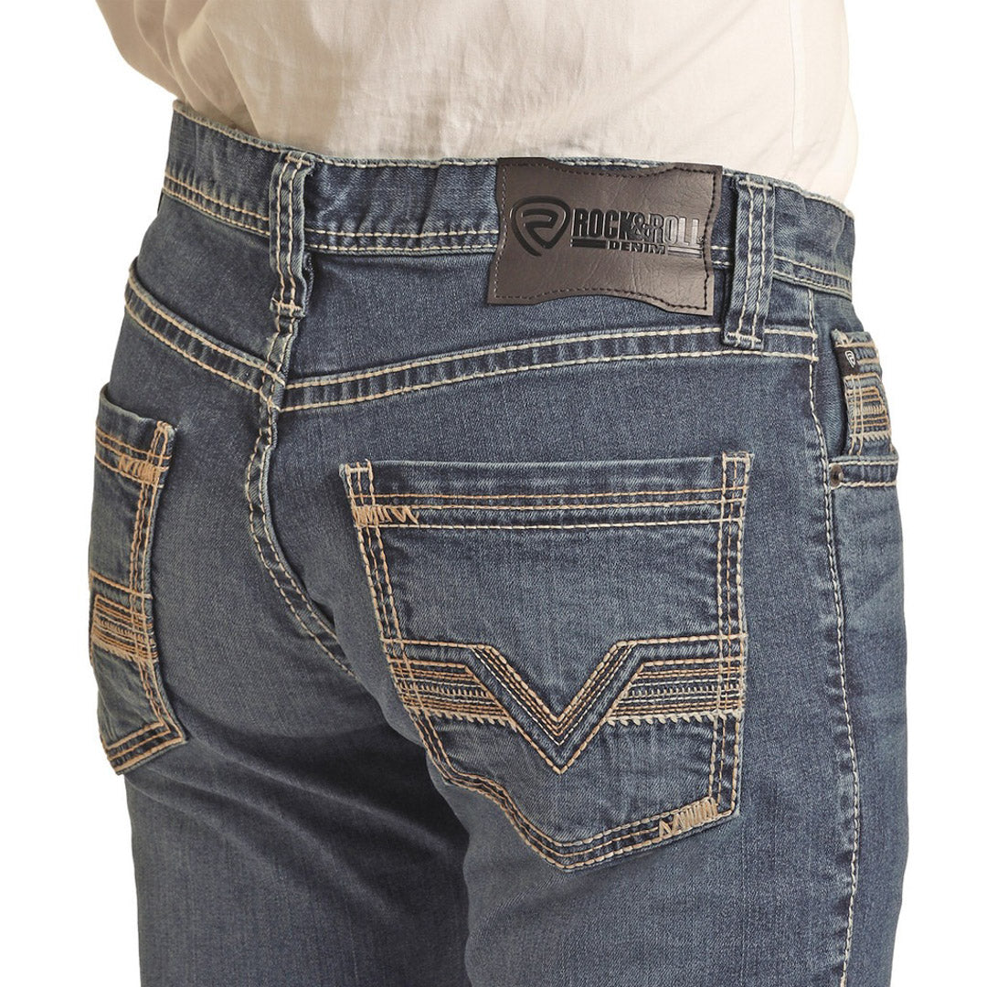 Rock & Roll Denim Men's Vintage Slim Straight Jeans