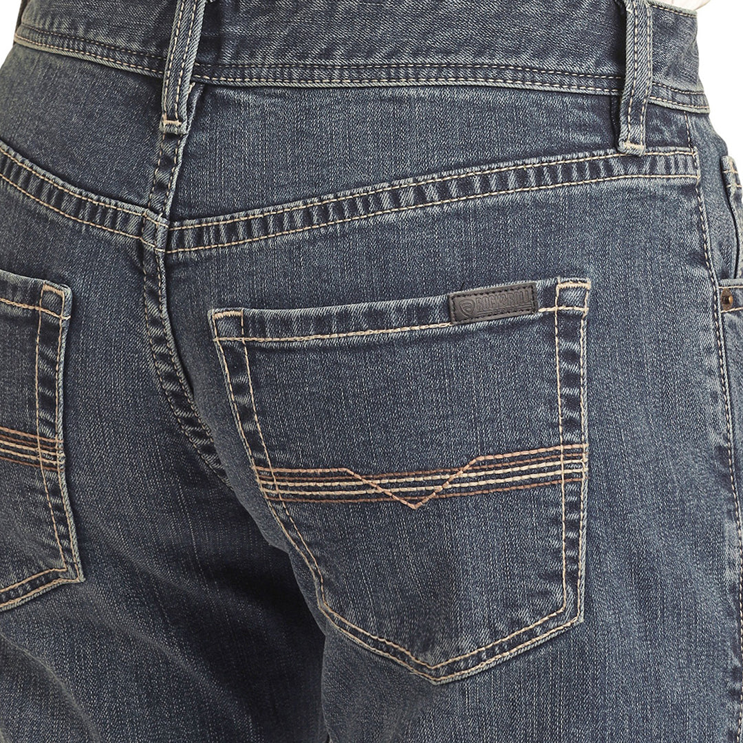Jean Rock & Roll Denim pour homme - Coupe vintage 46' décontractée fuselée superposable évasée