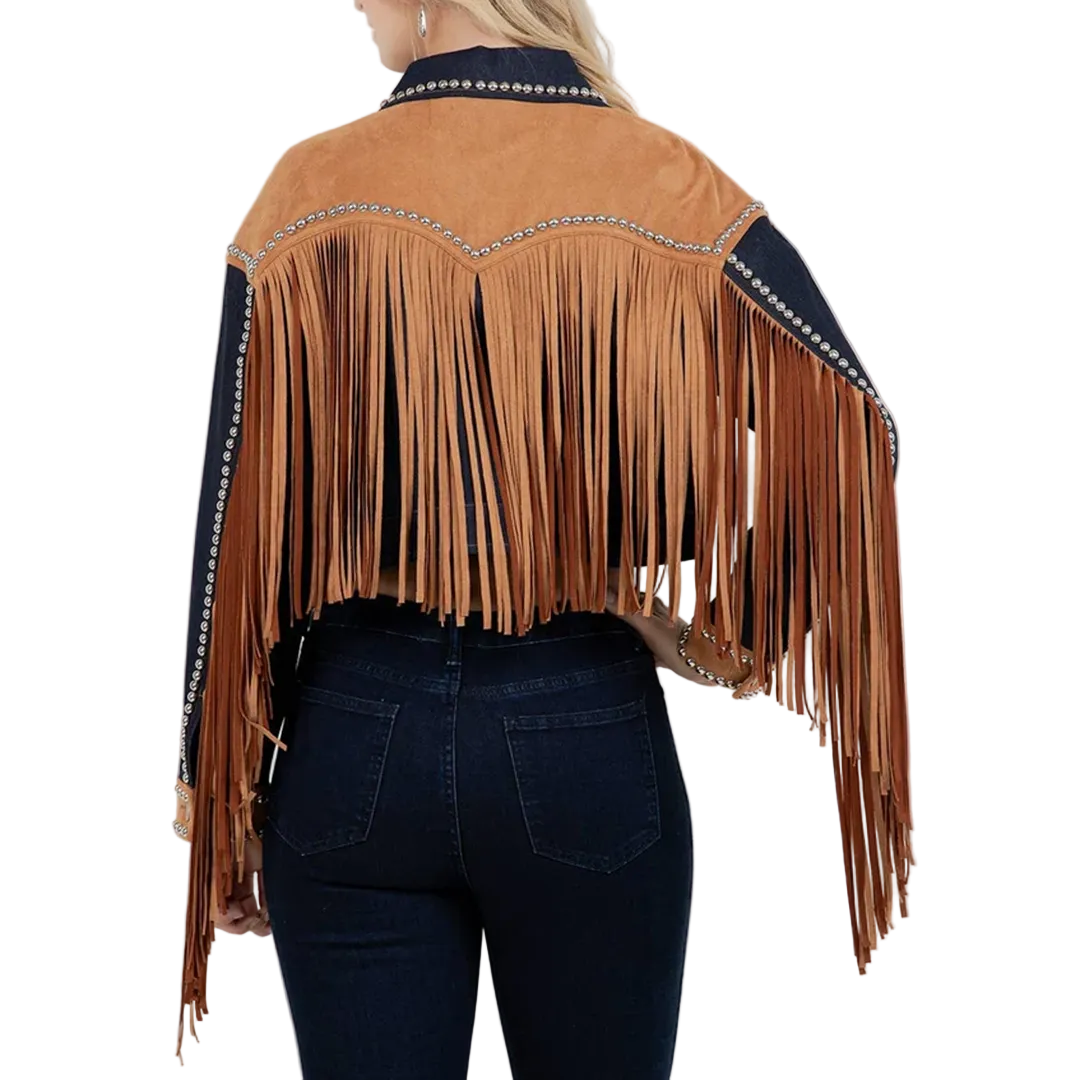 Saints & Hearts Women's Fringe Jacket