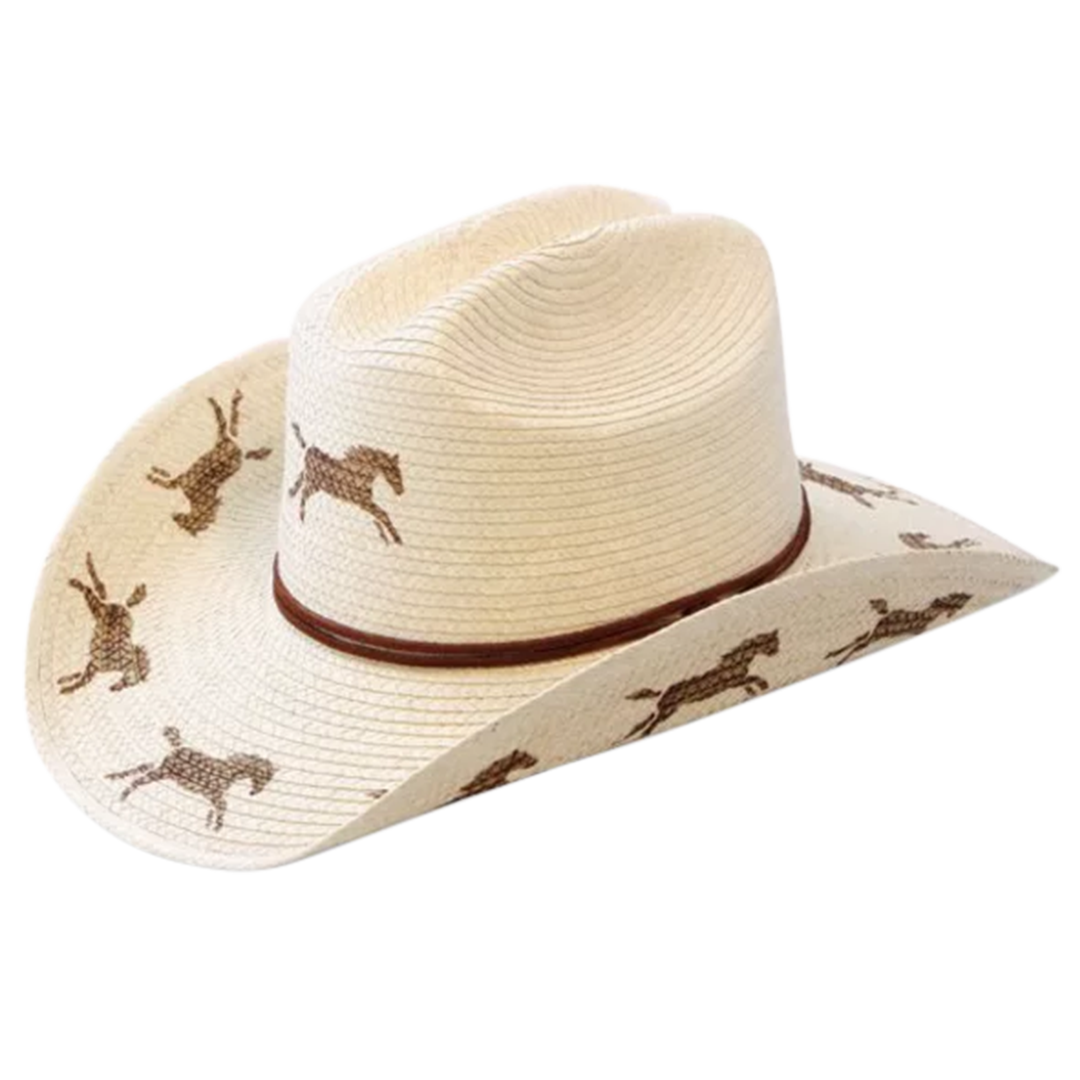 SunBody Hat Kids' Running Horses Cattleman