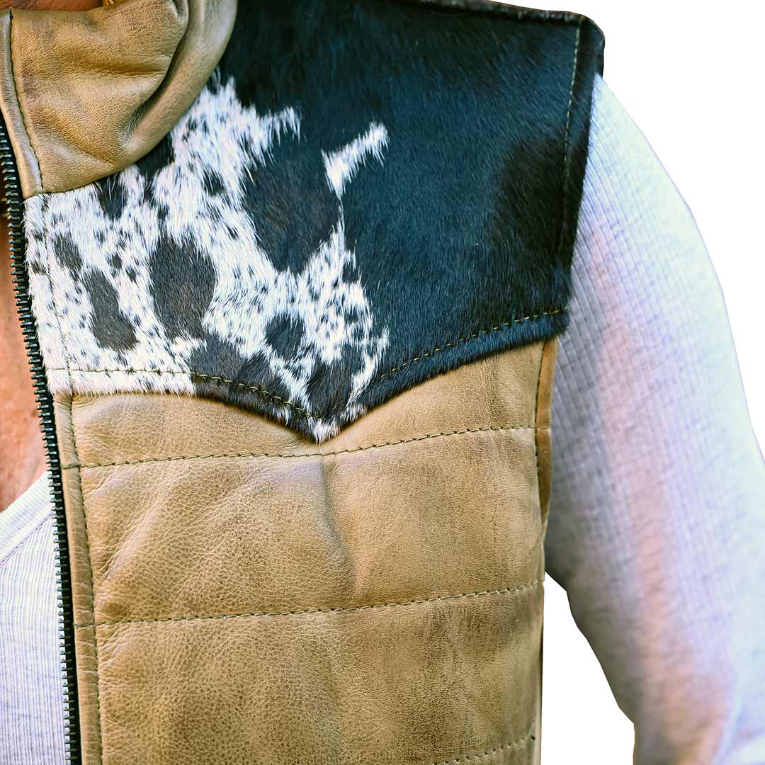 STS Ranchwear Women's Adalyn Palomino Cowhide Vest