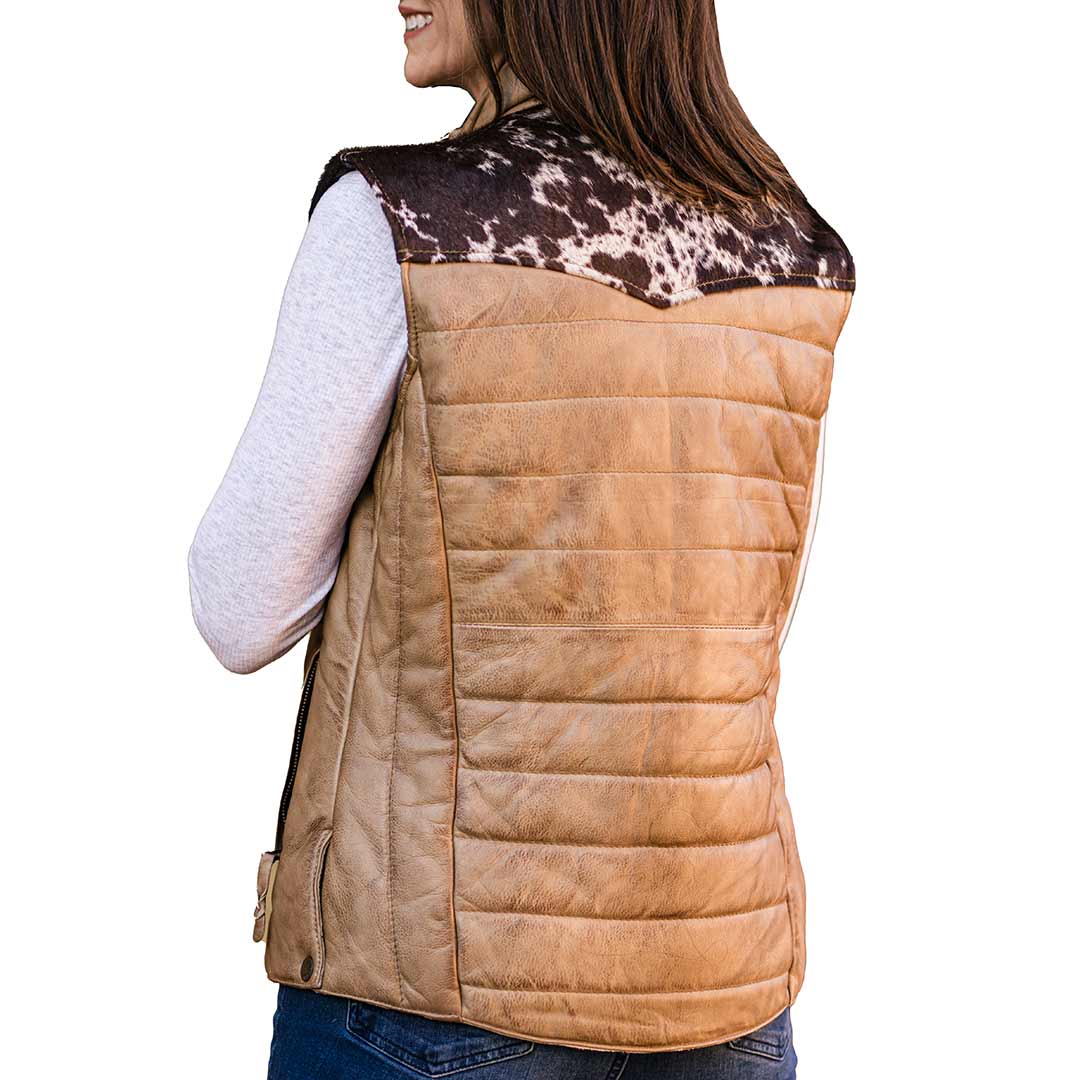 STS Ranchwear Women's Adalyn Palomino Cowhide Vest
