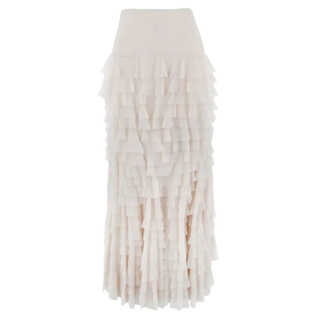 Jupe longue sirène vintage pour femme