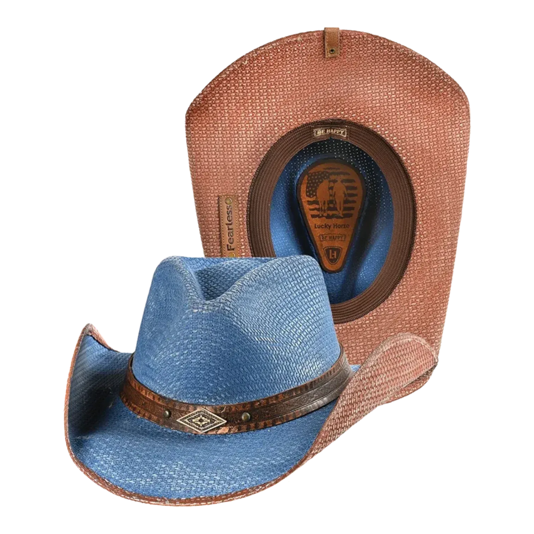 Lucky Horze Unisex Straw Cowboy Hat