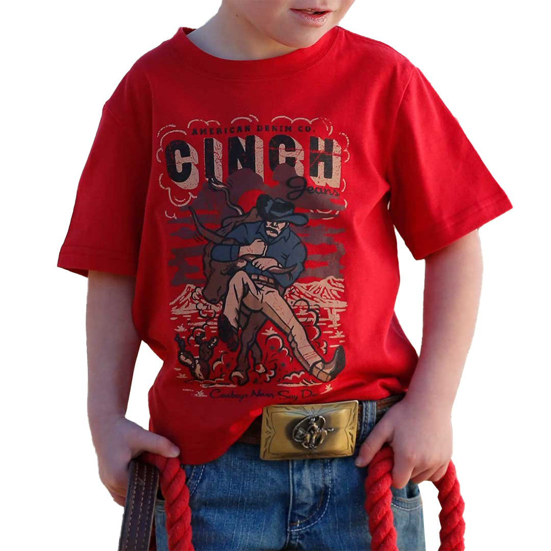 T-shirt Cinch pour tout-petits garçons Motif Corde de veau