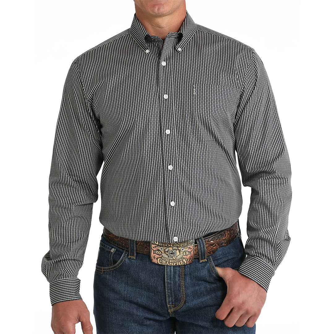 Cinch Men's Modern Fit Long Sleeve Button-Down Shirt