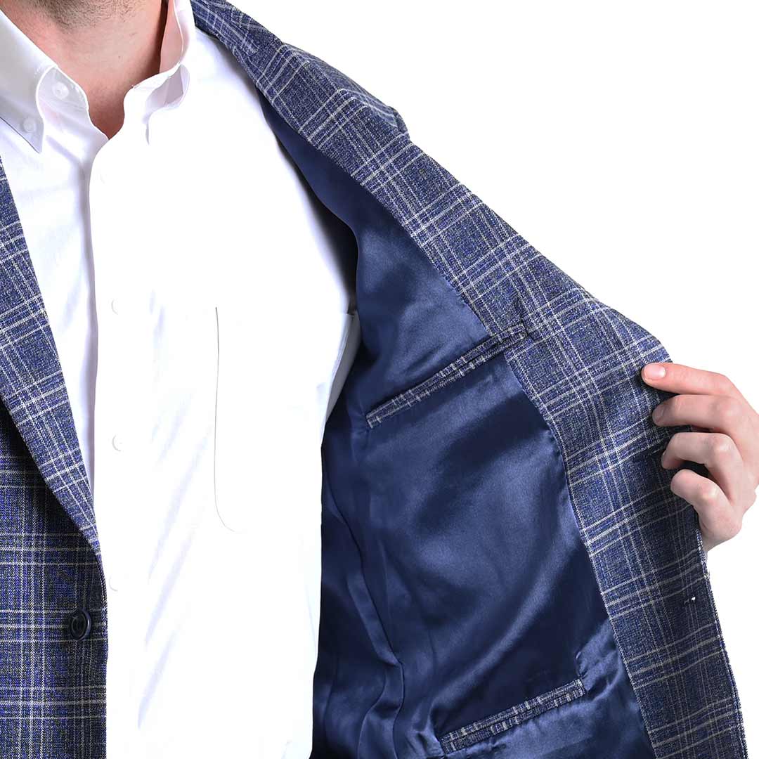Rock & Roll Cowboy Men's Plaid Sport Coat