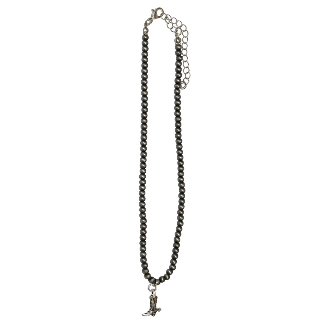 West & Co Jewelry Boot Charm Necklace