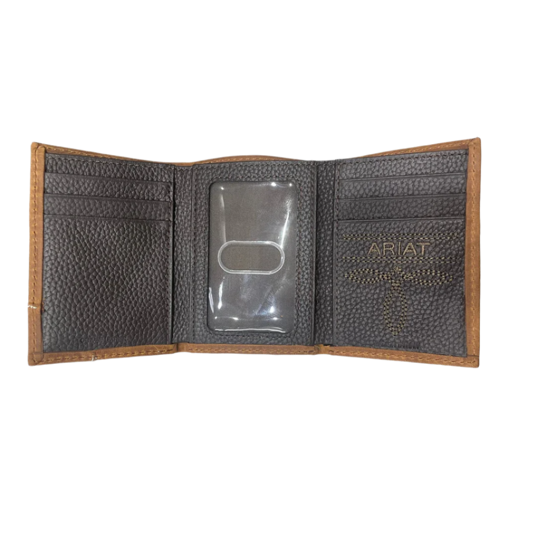 Portefeuille trois volets logo Ariat pour homme