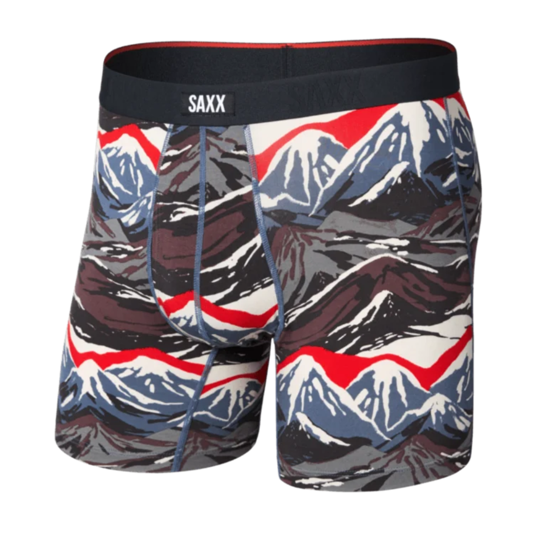 Saxx Men's Vibe Xtra Boxer Brief Camo Real Tree Edge Underwear