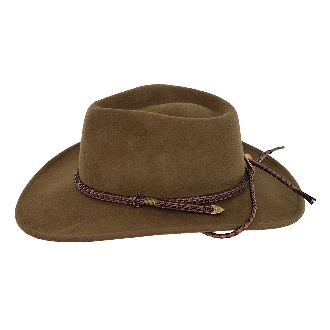 Chapeau de cowboy en feutre australien Broken Hill Outback Trading Co.