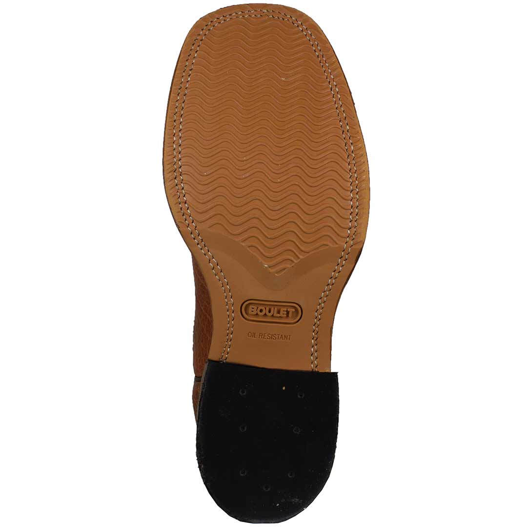 Bottes de cowboy en cuir vieilli Boulet pour hommes