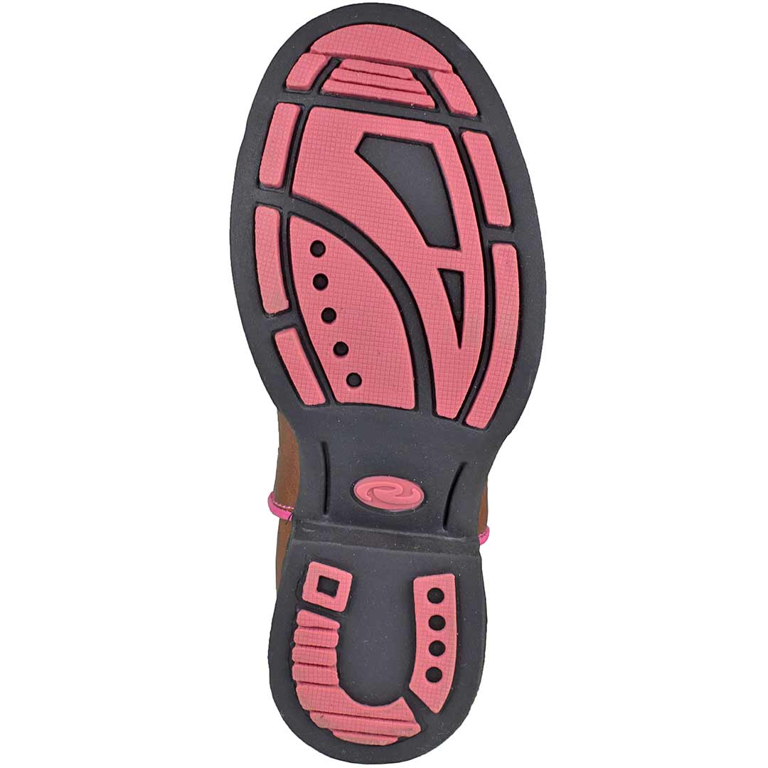 Bottes de cowgirl lumineuses à bout rond Roper pour filles