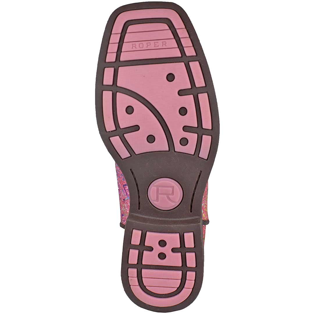 Bottes de cowgirl pailletées Azteka Roper pour filles