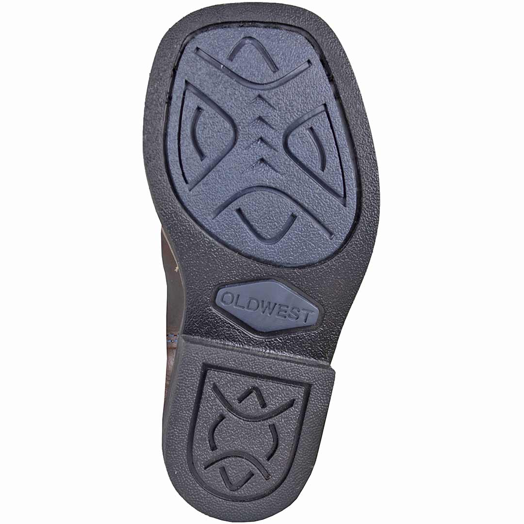 Old West Toddler Boys' Square Toe Cowboy Boots