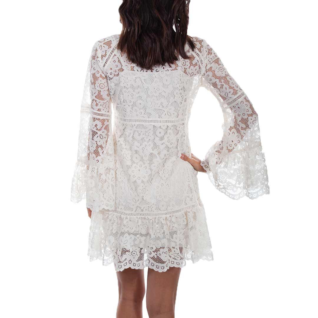 Robe Scully en dentelle superposée pour femme