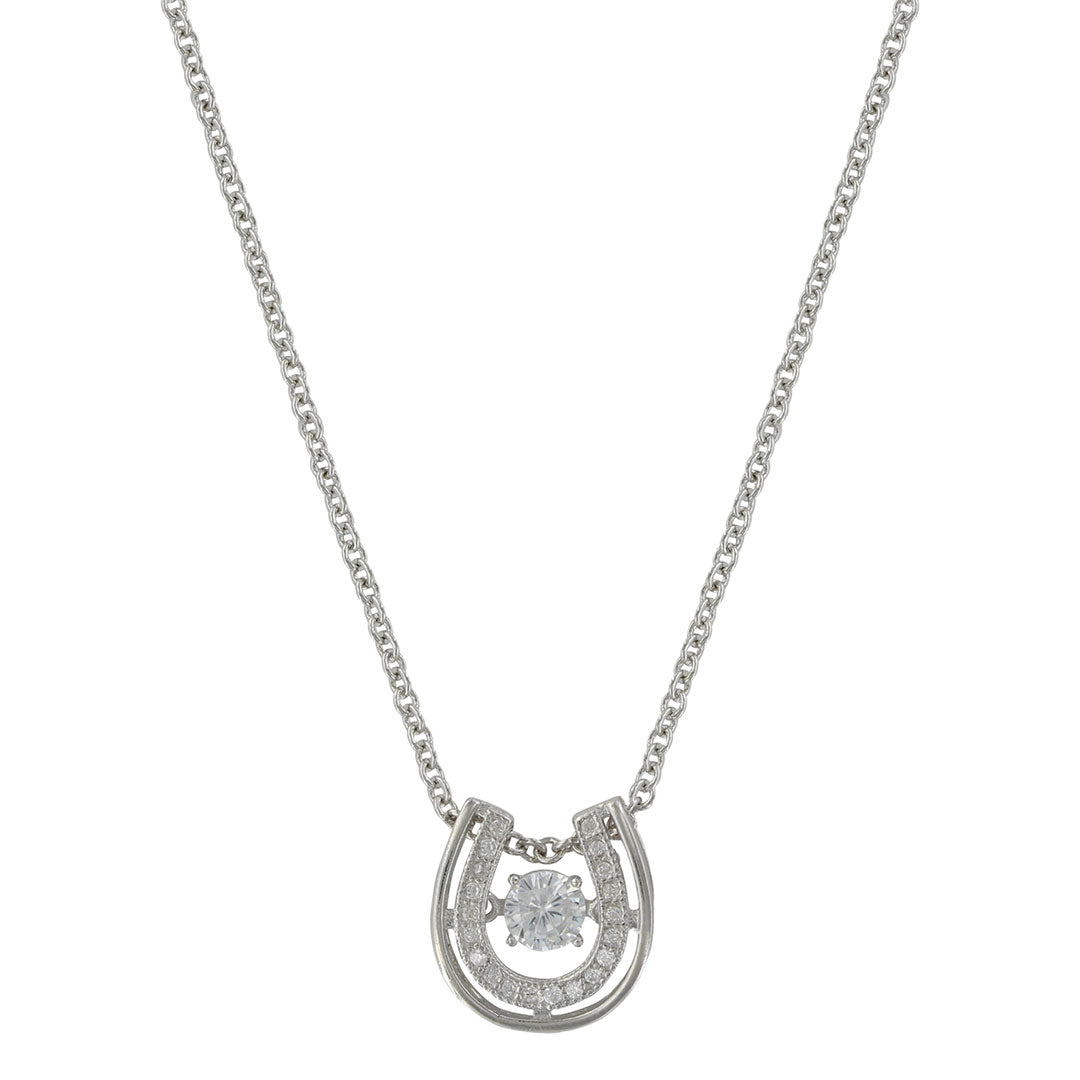 Montana Silversmiths Women's Dancing with Luck Horseshoe Necklace
