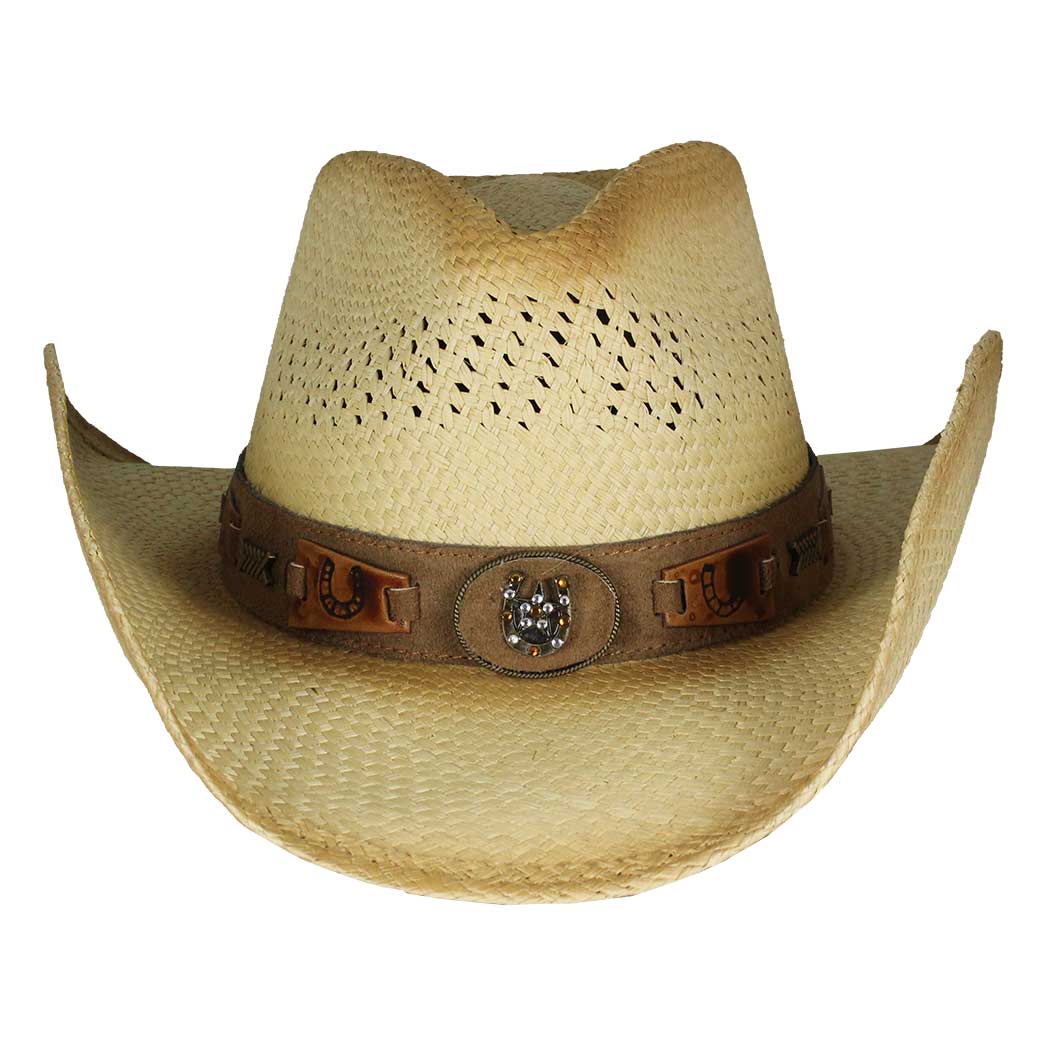 Chapeau de cowboy en paille Lucky Strike pour femme Bullhide Hats