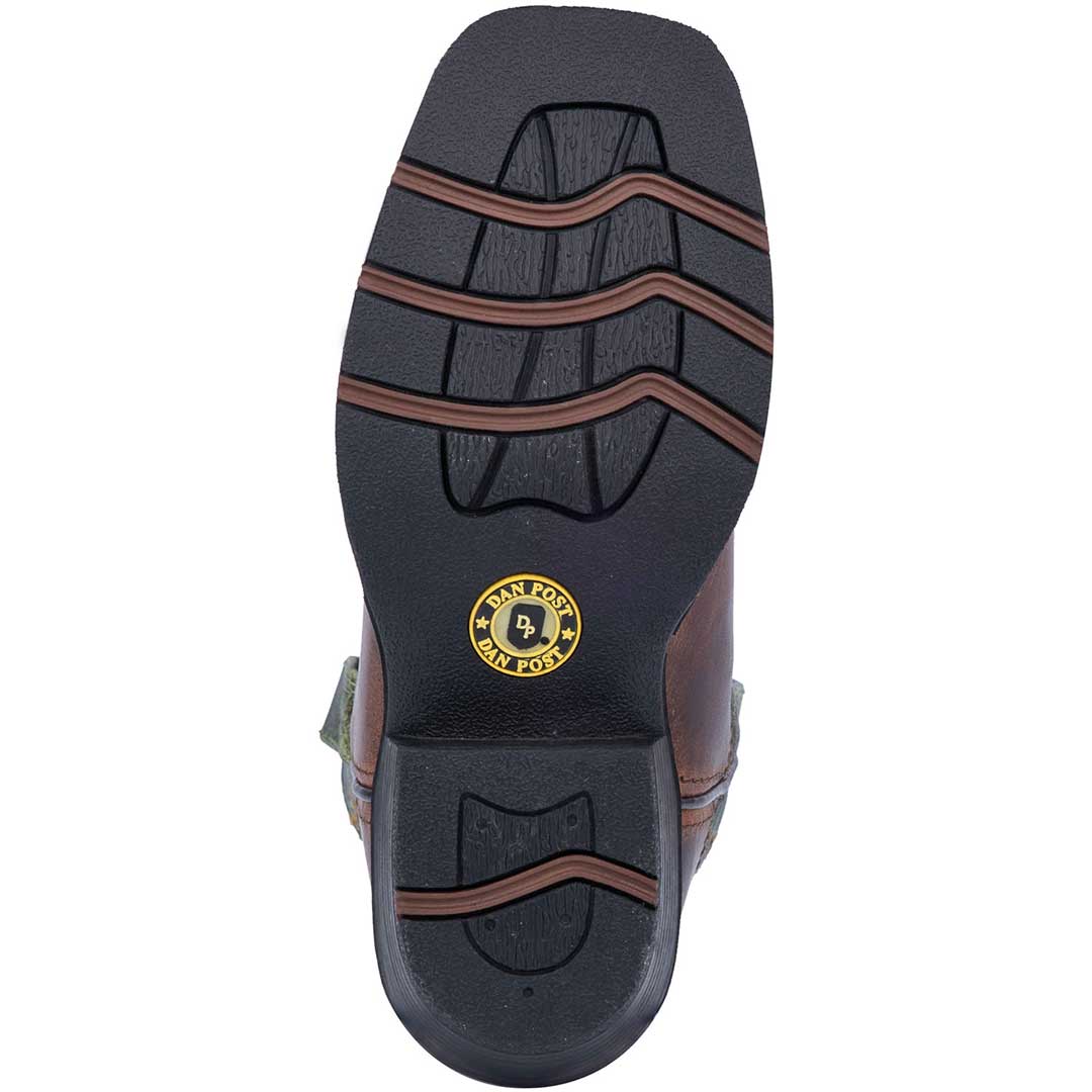 Bottes de cowboy carrées Teddy pour garçons Dan Post