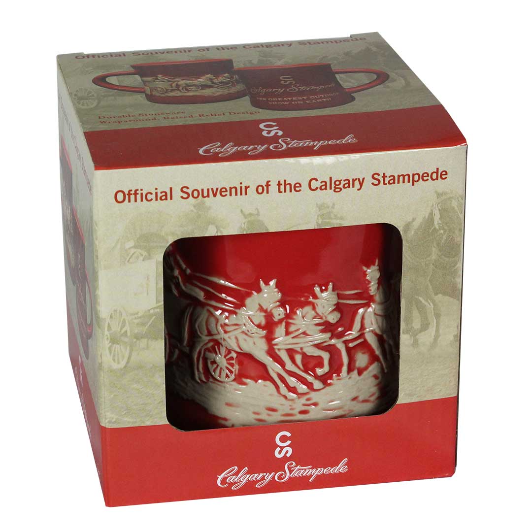 Official Calgary Stampede Souvenir Chuckwagon Mug