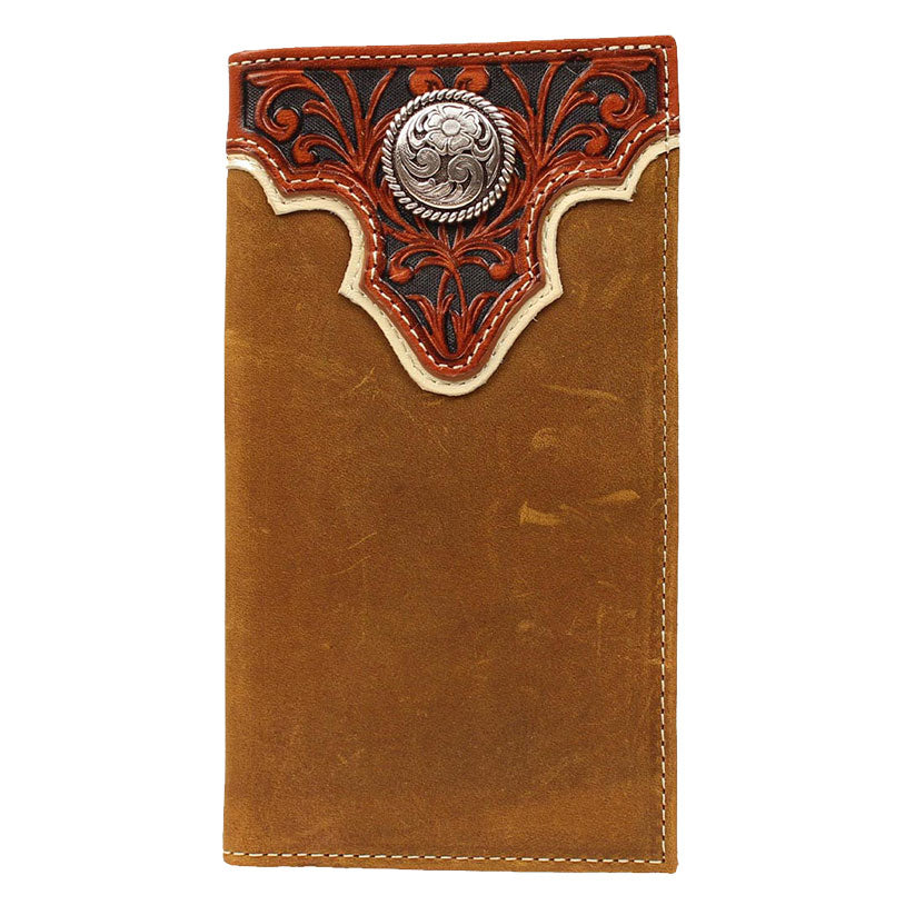 Portefeuille de rodéo Ariat Tooled Overlay pour homme