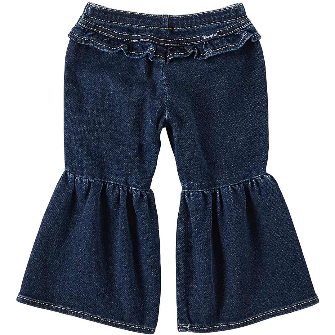 Wrangler Baby Girls' Ruffle Flare Leg Jeans
