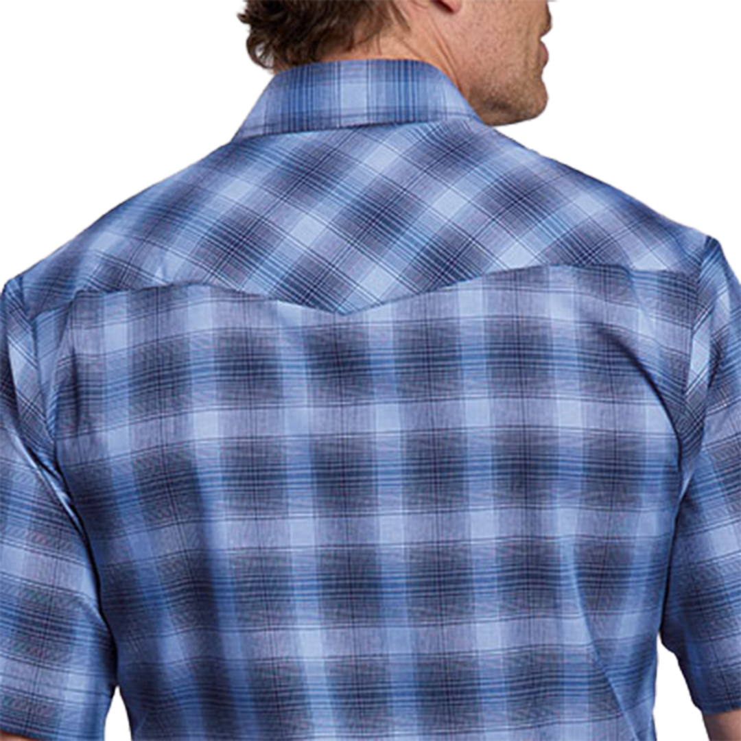 Roper Men's Plaid Short Sleeve Snap Shirt