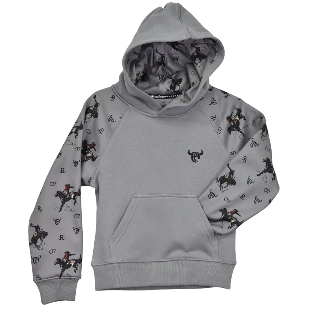 Cowboy Hardware Boys' Fleece Vintage Bronc Hoodie