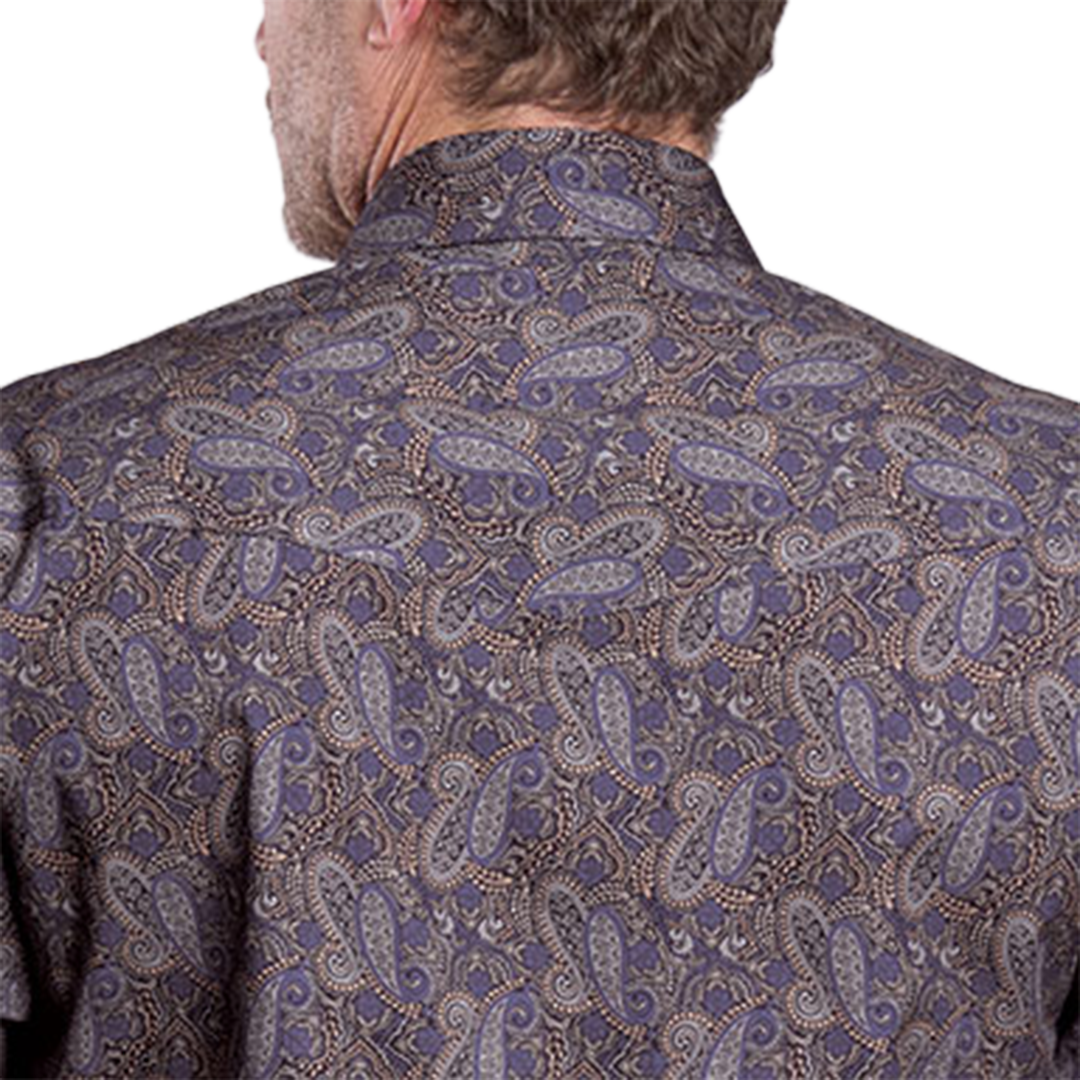 Roper Men's Amarillo Collection Paisley Long Sleeve Snap Shirt