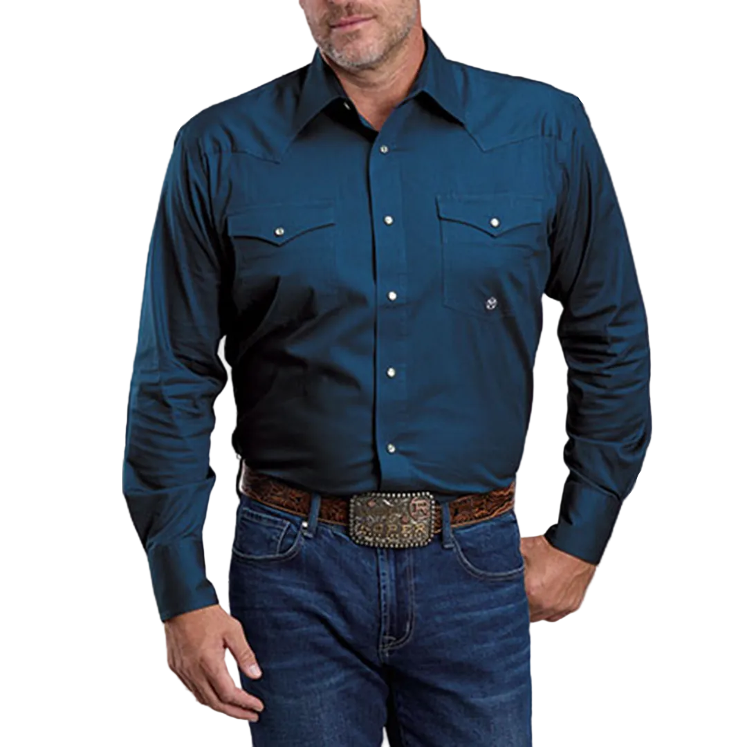 Roper Men's Amarillo Collection Long Sleeve Snap Shirt