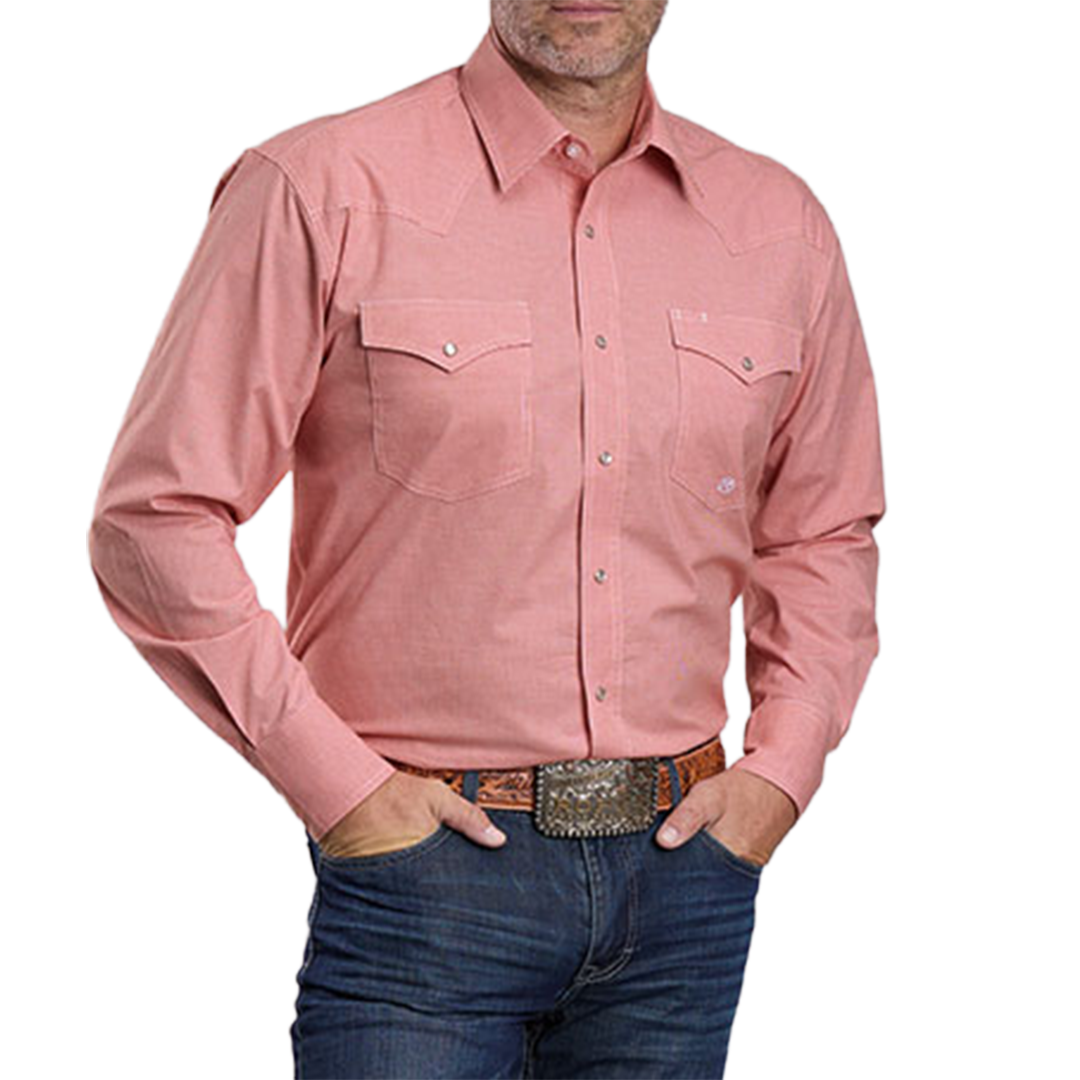 Roper Men's Amarillo Collection Long Sleeve Snap Shirt