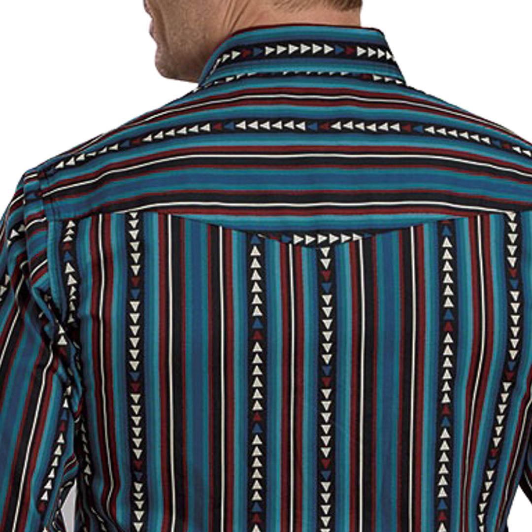 Roper Men's Vintage Collection Stripe Long Sleeve Snap Shirt