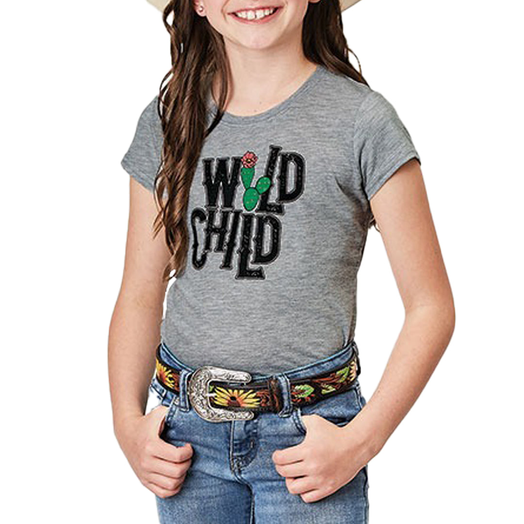 Roper Girls' Wild Child Graphic T-Shirt