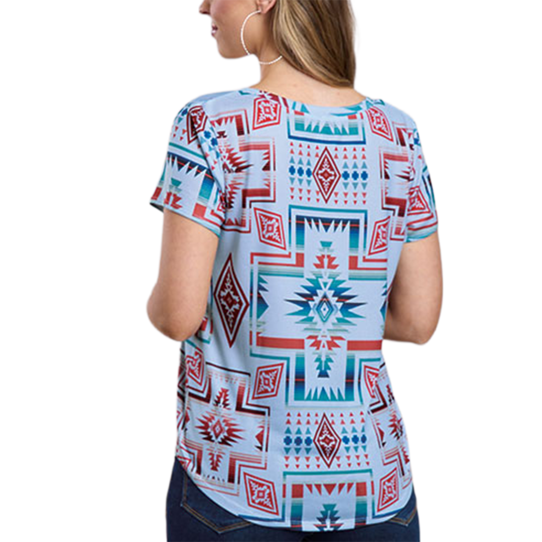 Roper Women's Aztec Printed T-Shirt