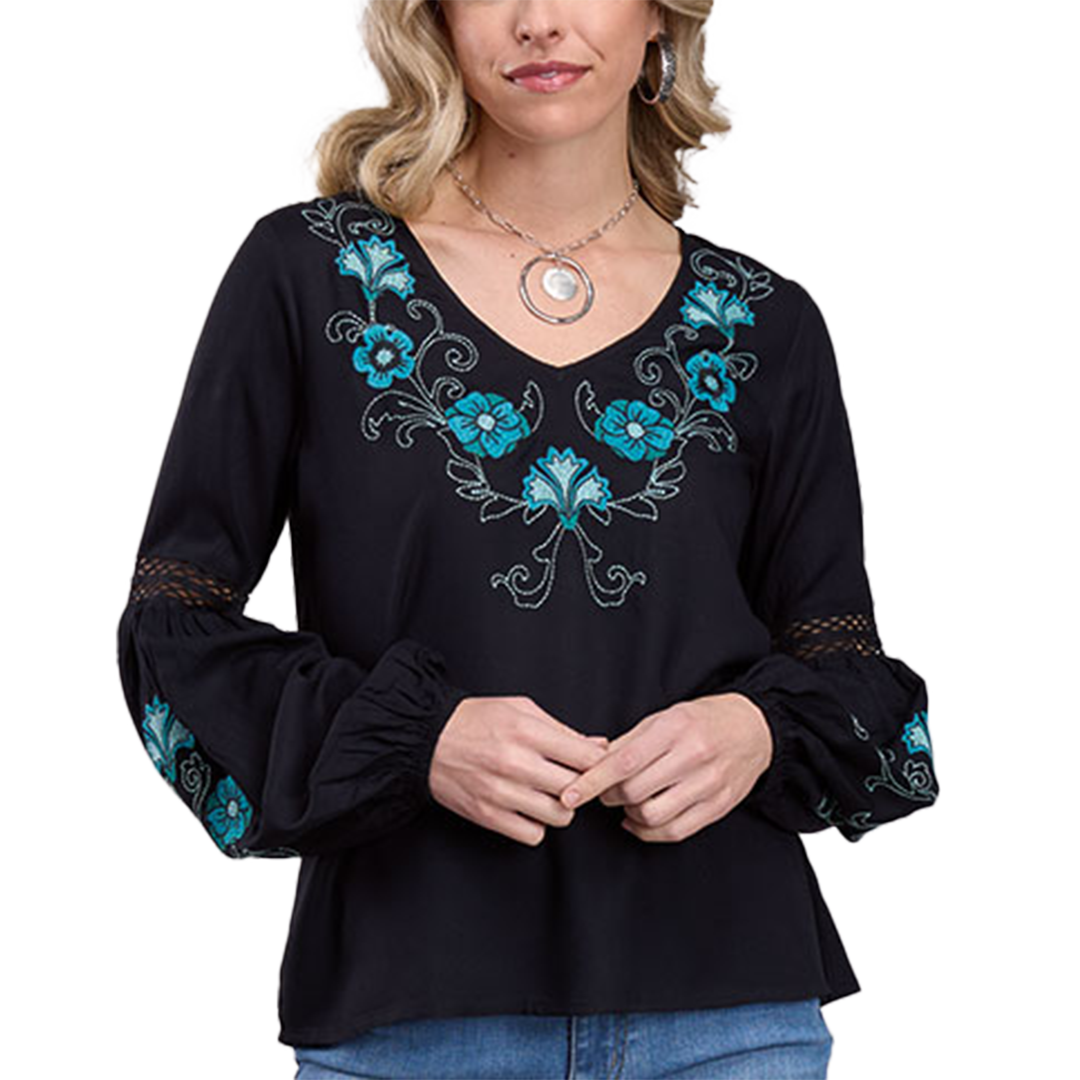 Roper Women's Embroidered Blouse