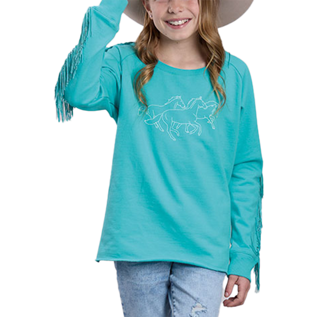 Roper Girls' Fleece Sweateshirt