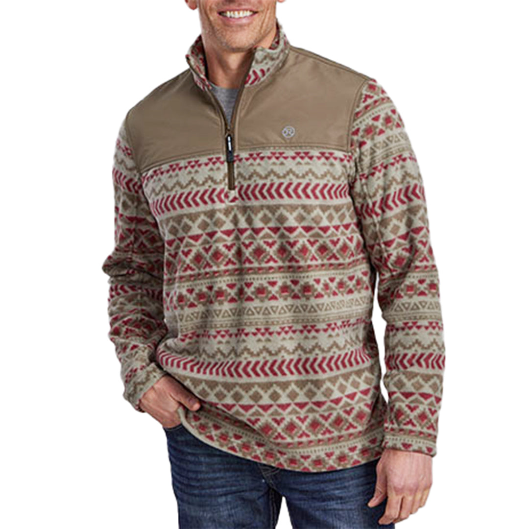 Roper Men's Aztec Fleece Pullover
